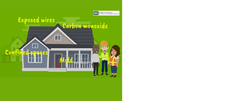 Hurricanes and floods are potential for many hazards, such as, exposed wires, mold, confined spaces, and carbon monoxide